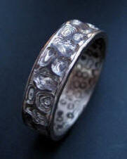 Etched Mokumé Gané Ring