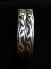 Etched Mokumé Gané Ring